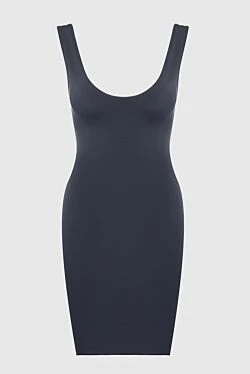 Black polyamide and lycra dress for women