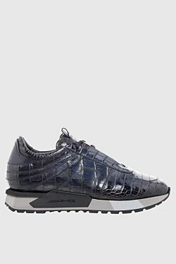 Blue Alligator Sneakers for men