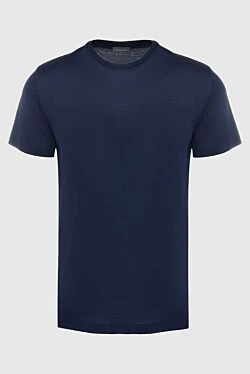 Cotton T-shirt blue for men