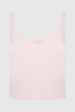 Women's pink cashmere top