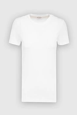 Ақ созылған мақтадан жасалған мойынға арналған футболка