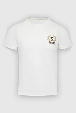 White cotton T-shirt for men