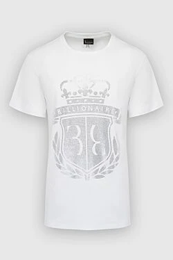 White cotton T-shirt for men