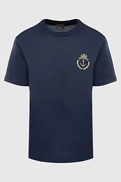 Cotton T-shirt blue for men