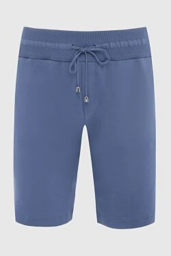 Ерлерге арналған көк мақта шорт