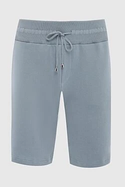 Gray cotton shorts for men