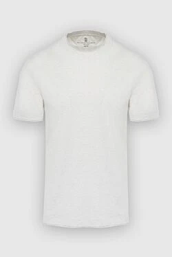 White cotton T-shirt for men