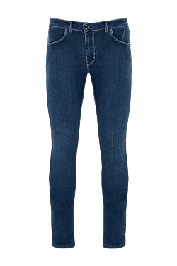 Blue cotton jeans for men