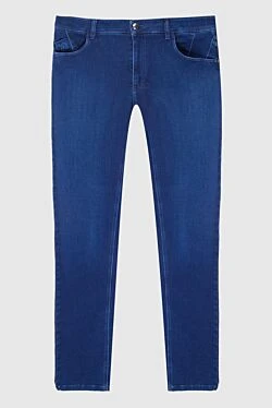 Blue cotton jeans for men