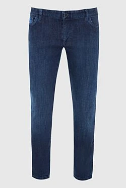 Blue cotton jeans for men