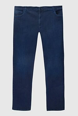 Blue cotton jeans for men