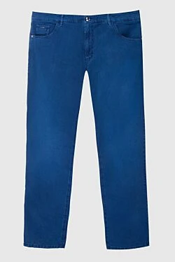 Blue cotton jeans for men