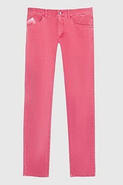 Cotton jeans pink for men