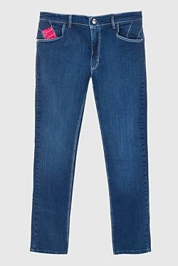 Blue cotton jeans for men