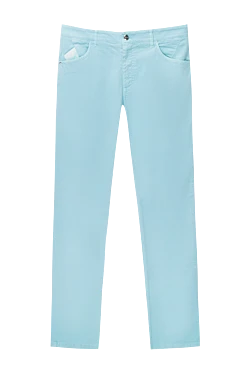 Blue cotton jeans for men