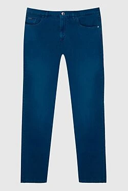 Blue cotton jeans for men