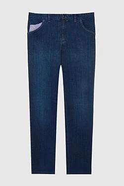 Blue cotton jeans for men