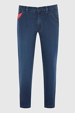 Blue cotton jeans for men