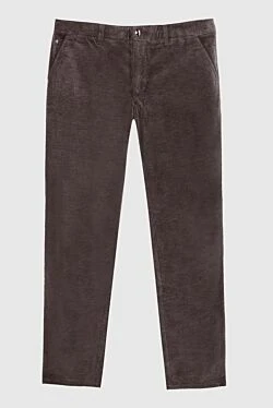 Brown corduroy jeans for men