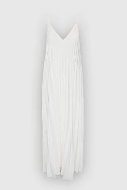 White polyamide dress for women