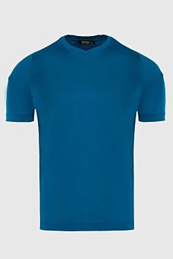 Cotton T-shirt blue for men