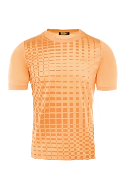 Cotton T-shirt orange for men