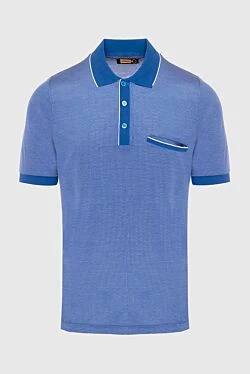 Cotton polo blue for men