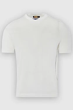 White cotton T-shirt for men