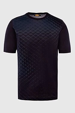 Black cotton T-shirt for men