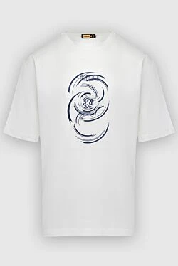 White cotton T-shirt for men