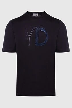 Black cotton T-shirt for men