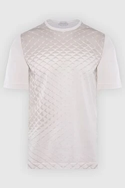 White cotton T-shirt for men