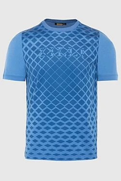 Cotton T-shirt blue for men