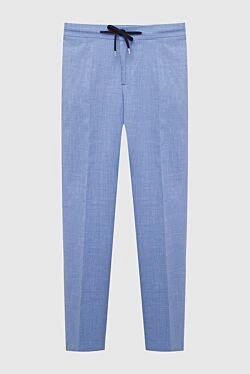 Blue trousers for men