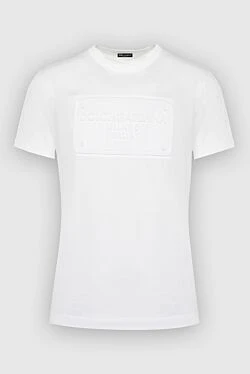 White cotton T-shirt for men