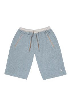 Cotton and polyamide shorts gray for men