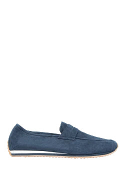 Blue suede drivers for men