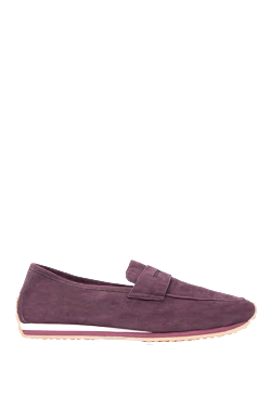 Violet suede drivers for men