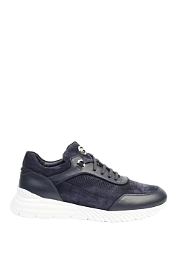 Ерлерге арналған қара нубук кроссовкалары