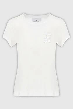 White cotton T-shirt for women