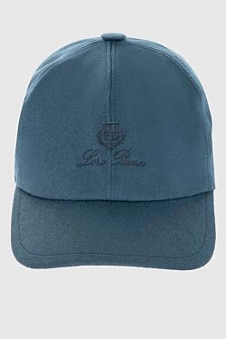 Gray cashmere cap for men