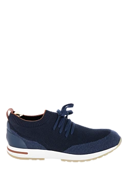 Textile sneakers blue for men