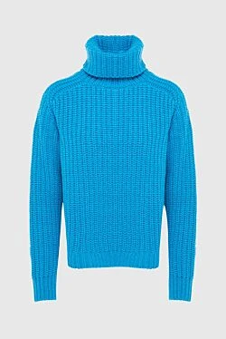 Blue cashmere golf for women