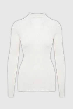 White silk golf for women