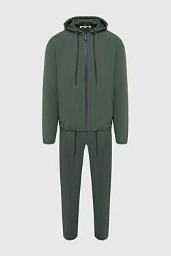 Men's sports suit made of polyamide and elastane green