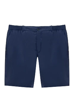 Табиғи зығырдан жасалған, классикалық бекіткіші бар шорттар