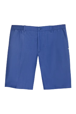 Біріктірілген белбеуі бар премиум зығыр шорттар