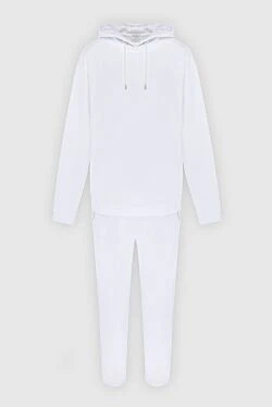 Трикотажный костюм свободного кроя с капюшоном