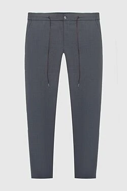 Men's gray wool trousers