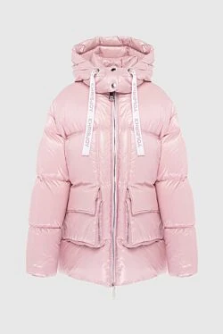 Women's pink polyamide down jacket